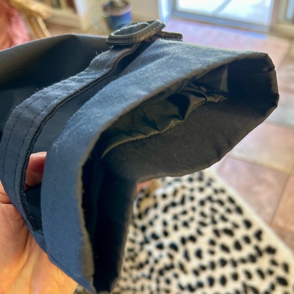 Defense Logistics Agency "Defender Collection" Navy Trench Coat - Picture 7 of 7